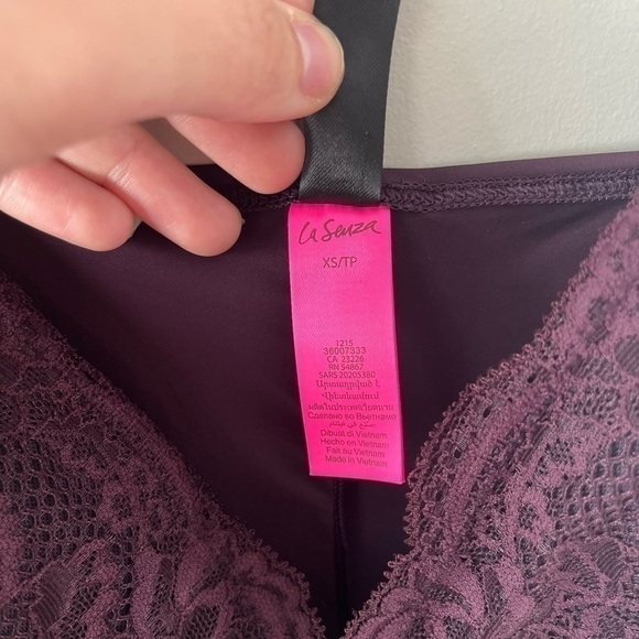 NWOT La Senza Silk Slip On Lace Babydoll Women’s Size XS - Picture 8 of 8